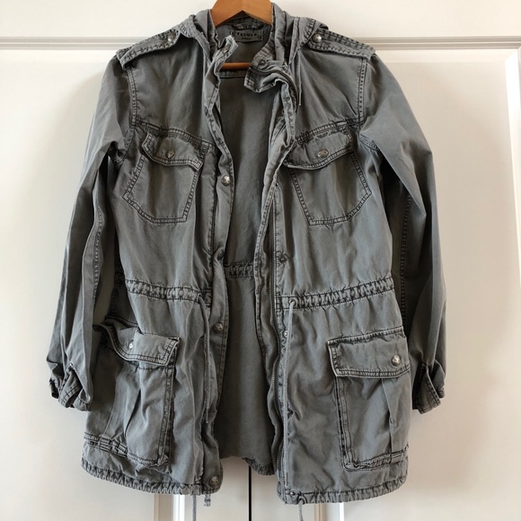 Grey cargo jacket Clearance